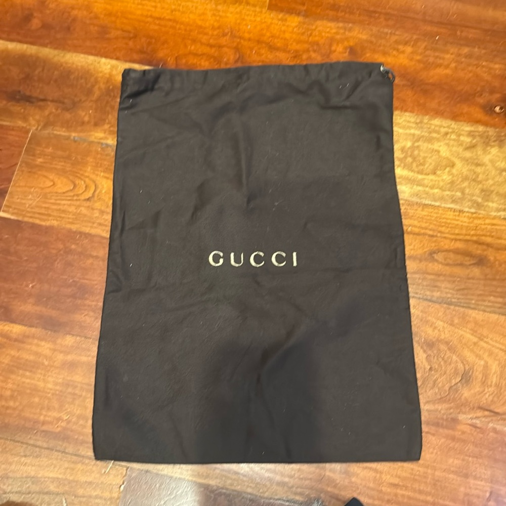Gucci dust bag, 23.5”W x 33.25”H